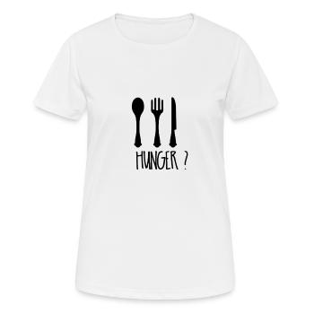 Essen - Frauen T-Shirt atmungsaktiv - Weiß - Vorne - AI Model Female 172 dark (172cm)