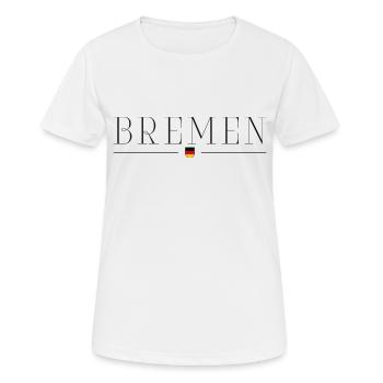Brême, Allemagne T-Shirt Design de Style Élégance - T-shirt respirant Femme - blanc - Devant - AI Model Female 172 dark (172cm)