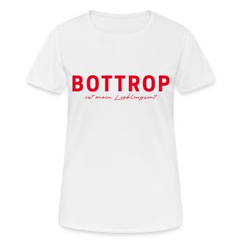 T-shirt Bottrop – Parfait pour les vrais fans - T-shirt respirant Femme - blanc - Devant - AI Model Female 172 dark (172cm)