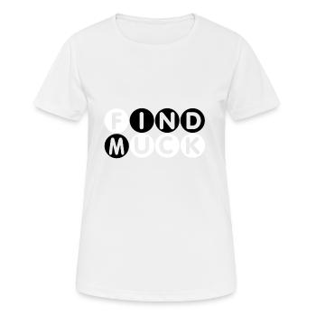 Trouvez muck. T-shirt de poison tout simplement Mindfuck. - T-shirt respirant Femme - blanc - Devant - AI Model Female 172 dark (172cm)