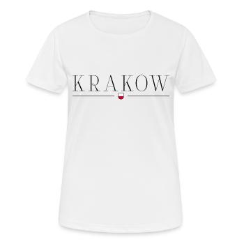 Cracovie, Pologne Style Design T-shirt - T-shirt respirant Femme - blanc - Devant - AI Model Female 172 dark (172cm)