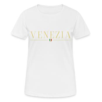 Venedig Venezia Italia Italien - Frauen T-Shirt atmungsaktiv - Weiß - Vorne - AI Model Female 172 dark (172cm)