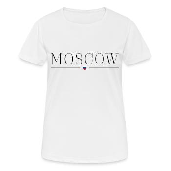 J’adore Moscou - T-shirt respirant Femme - blanc - Devant - AI Model Female 172 dark (172cm)