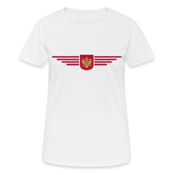 Montenegro Design – Experience the Balkans - Women's Breathable T-Shirt - white - Front - AI Model Female 172 dark (172cm)