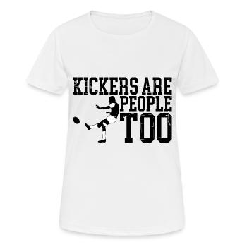 Kickers Are People Too 11 - Women's Breathable T-Shirt - white - Front - AI Model Female 172 dark (172cm)