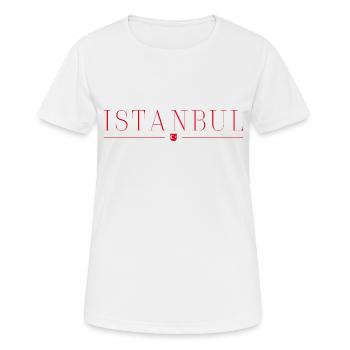 J’adore Istanbul - T-shirt respirant Femme - blanc - Devant - AI Model Female 172 dark (172cm)