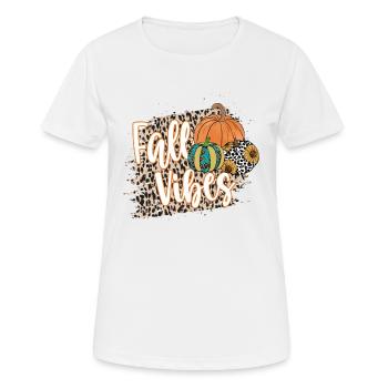 Fall Vibes - Women's Breathable T-Shirt - white - Front - AI Model Female 172 dark (172cm)