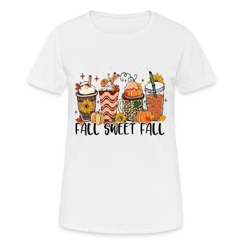 Herbst Süßer Herbst - Frauen T-Shirt atmungsaktiv - Weiß - Vorne - AI Model Female 172 dark (172cm)