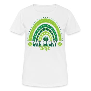 A Lucky Saint Patrick Woman - Women's Breathable T-Shirt - white - Front - AI Model Female 172 dark (172cm)