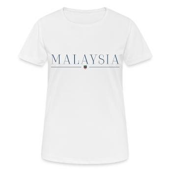 J’aime la Malaisie - T-shirt respirant Femme - blanc - Devant - AI Model Female 172 dark (172cm)