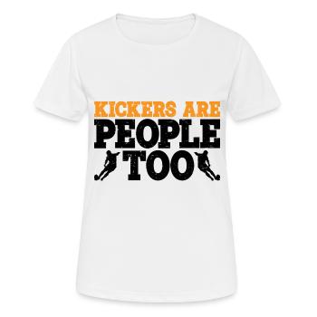 Kickers Are People Too 20 - Women's Breathable T-Shirt - white - Front - AI Model Female 172 dark (172cm)