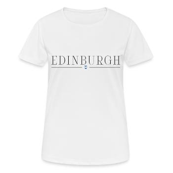 Ich liebe Edinburgh - Frauen T-Shirt atmungsaktiv - Weiß - Vorne - AI Model Female 172 dark (172cm)