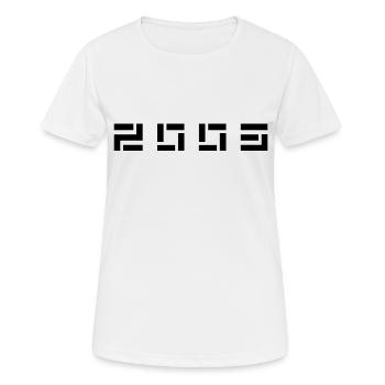 Année de naissance Naissance Né en - Fabriqué en 2003 - T-shirt respirant Femme - blanc - Devant - AI Model Female 172 dark (172cm)