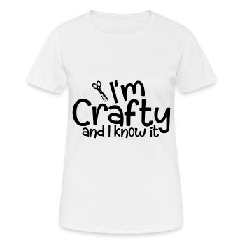 I'm Crafty And I Know It 4 - Women's Breathable T-Shirt - white - Front - AI Model Female 172 dark (172cm)