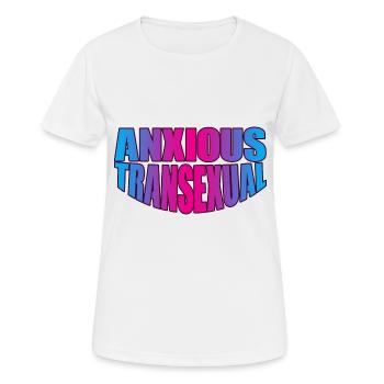 Anxious Transexual 3 - Women's Breathable T-Shirt - white - Front - AI Model Female 172 dark (172cm)