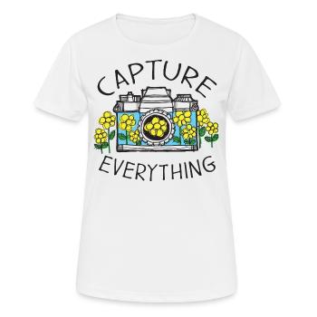 Vintage nature photos camera photography - Women's Breathable T-Shirt - white - Front - AI Model Female 172 dark (172cm)