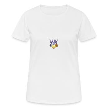 medal - Women's Breathable T-Shirt - white - Front - AI Model Female 172 dark (172cm)