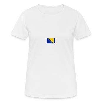 Bosnia and Herzegovina - Women's Breathable T-Shirt - white - Front - AI Model Female 172 dark (172cm)
