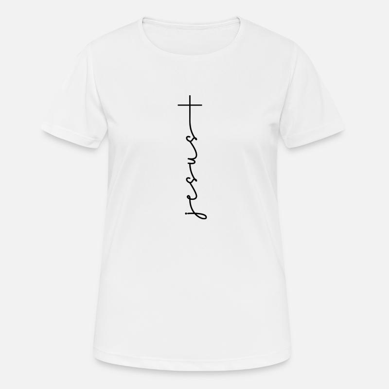 Jesus - Women's Breathable T-Shirt - white