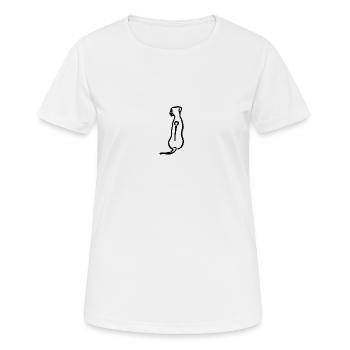 Rhodesian Ridgeback - Women's Breathable T-Shirt - white - Front - AI Model Female 172 dark (172cm)
