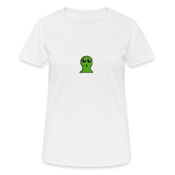 BLOB - Women's Breathable T-Shirt - white - Front - AI Model Female 172 dark (172cm)
