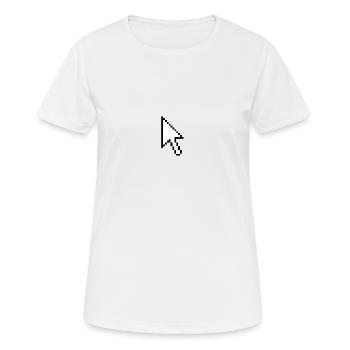 Souris - T-shirt respirant Femme - blanc - Devant - AI Model Female 172 dark (172cm)