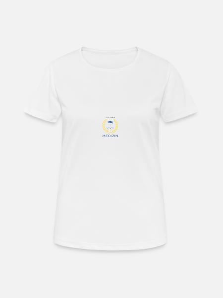 J’étudie la médecine - Fier étudiant en médecine - T-shirt respirant Femme - blanc