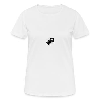 Plateau en caoutchouc - T-shirt respirant Femme - blanc - Devant - AI Model Female 172 dark (172cm)