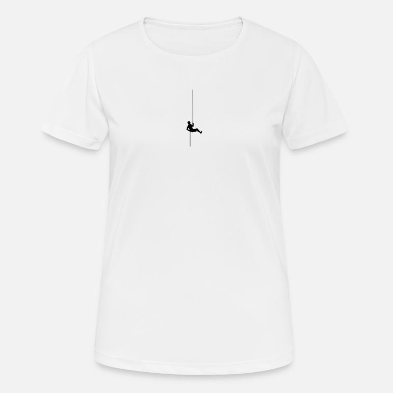 Climbing - Women's Breathable T-Shirt - white