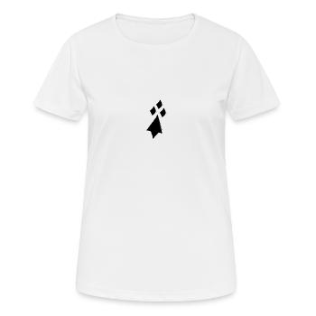 Hermine Bretagne - Frauen T-Shirt atmungsaktiv - Weiß - Vorne - AI Model Female 172 dark (172cm)