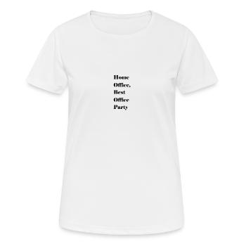 Home office - Women's Breathable T-Shirt - white - Front - AI Model Female 172 dark (172cm)