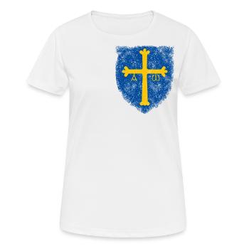 Asturias - Women's Breathable T-Shirt - white - Front - AI Model Female 172 dark (172cm)