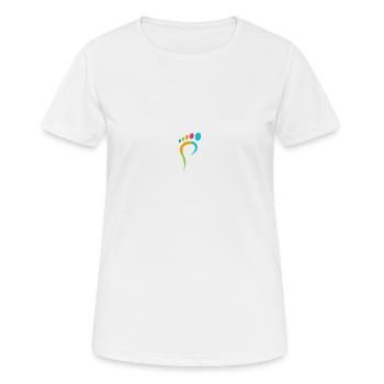 Orthopäde Podologie Gesundheit Praxis Füße - Frauen T-Shirt atmungsaktiv - Weiß - Vorne - AI Model Female 172 dark (172cm)
