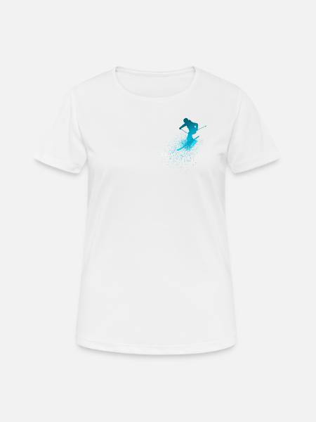 Skis, Skis, Japanese - Women's Breathable T-Shirt - white