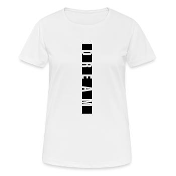 Rêve - T-shirt respirant Femme - blanc - Devant - AI Model Female 172 dark (172cm)