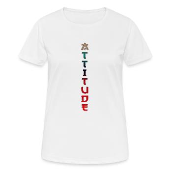 Élément de tatouage tatouage vectoriel tatouage Body art attitude - T-shirt respirant Femme - blanc - Devant - AI Model Female 172 dark (172cm)