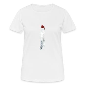I – decorative character – winter - Women's Breathable T-Shirt - white - Front - AI Model Female 172 dark (172cm)
