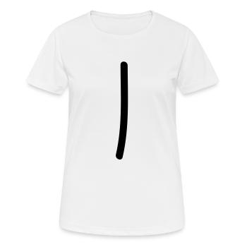 tage_zaehlen_1 - Frauen T-Shirt atmungsaktiv - Weiß - Vorne - AI Model Female 172 dark (172cm)
