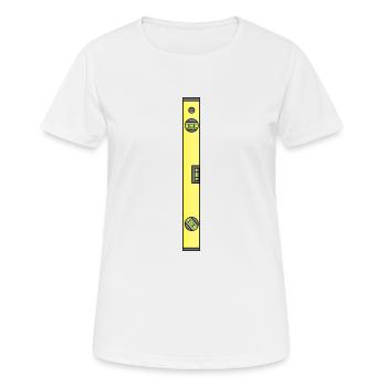 Eau de mer - T-shirt respirant Femme - blanc - Devant - AI Model Female 172 dark (172cm)
