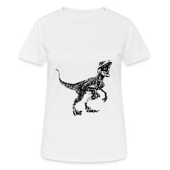 Velociraptor - Women's Breathable T-Shirt - white - Front - AI Model Female 172 dark (172cm)