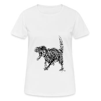 Dino - Women's Breathable T-Shirt - white - Front - AI Model Female 172 dark (172cm)