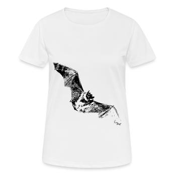 bat - Women's Breathable T-Shirt - white - Front - AI Model Female 172 dark (172cm)
