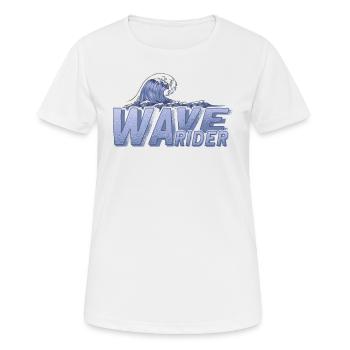 The Great Kanagawa Wave Japan - Women's Breathable T-Shirt - white - Front - AI Model Female 172 dark (172cm)