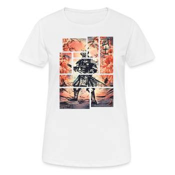 Bushido Japan Samurai Moral Und Philosophie - Frauen T-Shirt atmungsaktiv - Weiß - Vorne - AI Model Female 172 dark (172cm)