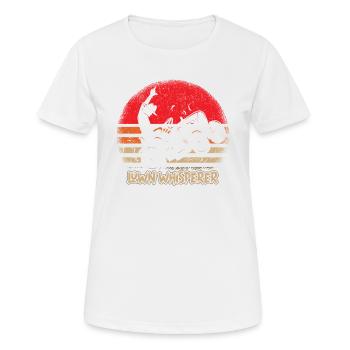Exprimez votre amour pour la pelouse avec notre - T-shirt respirant Femme - blanc - Devant - AI Model Female 172 dark (172cm)