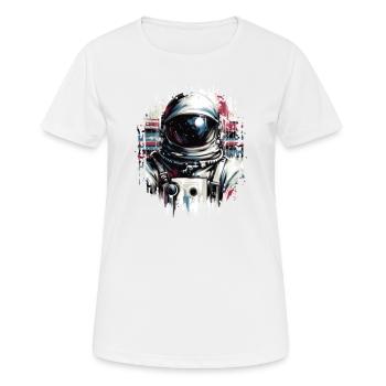 Greifen Sie Nach Den Sternen Mit Unserem - Frauen T-Shirt atmungsaktiv - Weiß - Vorne - AI Model Female 172 dark (172cm)