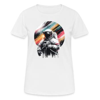 Greifen Sie Nach Den Sternen Mit Unserem - Frauen T-Shirt atmungsaktiv - Weiß - Vorne - AI Model Female 172 dark (172cm)