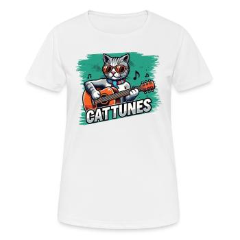 Apportez une comédie musicale - T-shirt respirant Femme - blanc - Devant - AI Model Female 172 dark (172cm)