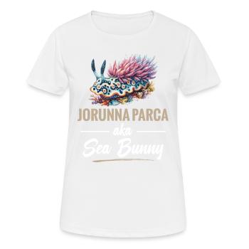 Nacktschnecke Jorunna Parca, Auch Bekannt Als - Frauen T-Shirt atmungsaktiv - Weiß - Vorne - AI Model Female 172 dark (172cm)