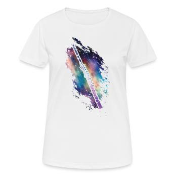 Piccoloist, it's not a flute - Women's Breathable T-Shirt - white - Front - AI Model Female 172 dark (172cm)